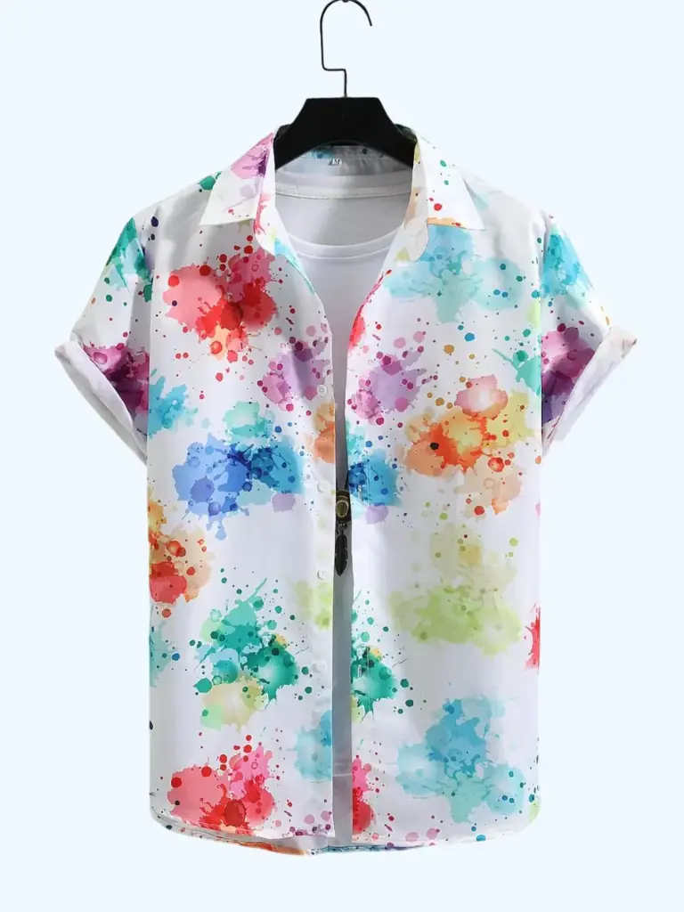 Rang Barse Holi Shirt for Men's[S,M,L,XL]