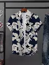 BLACK LEAF SHIRT FOR MEN